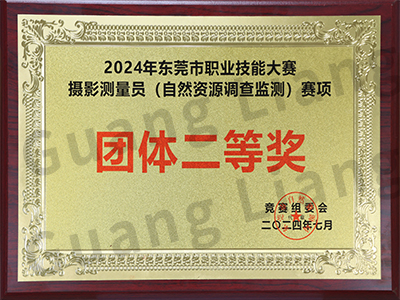 2024年东莞市职业手艺大赛不动产测绘员（“自然资源视察监测”）赛项团队二等奖